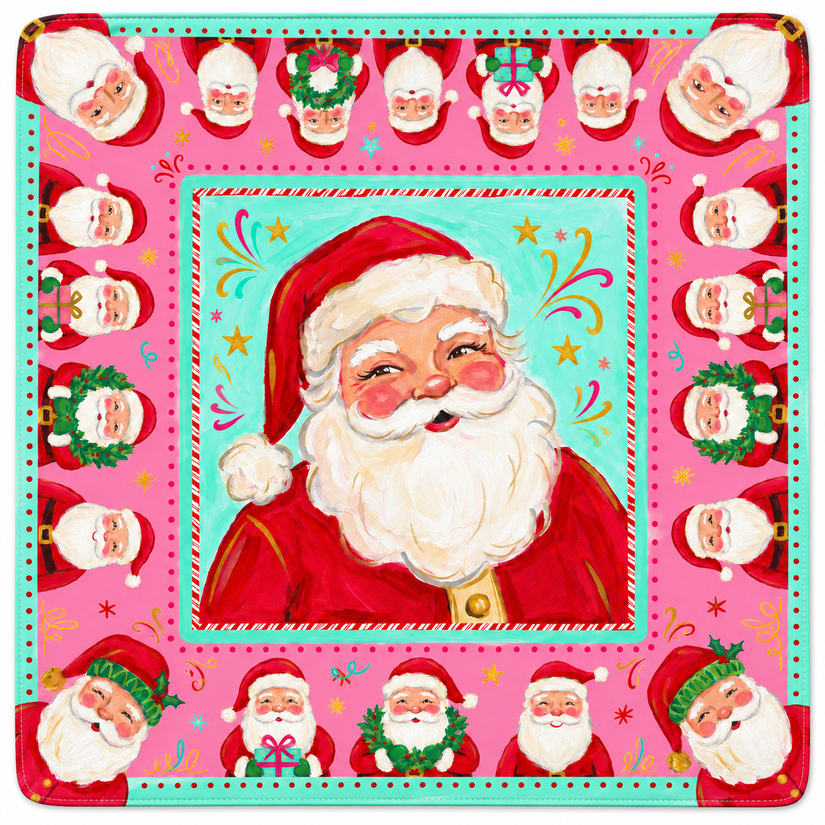 Jolly St. Nick Mahjong Mat