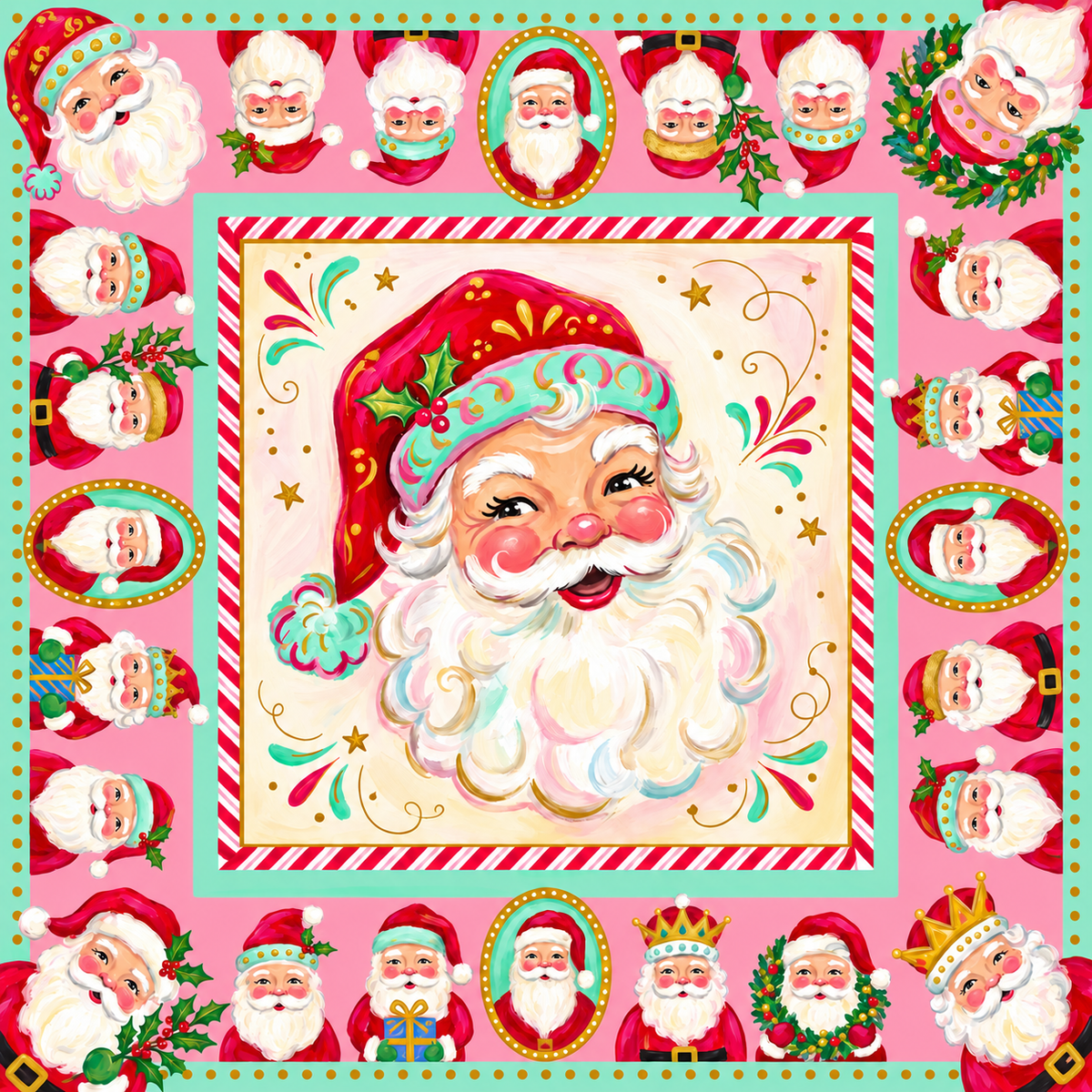 Merry Santa Mahjong Mat