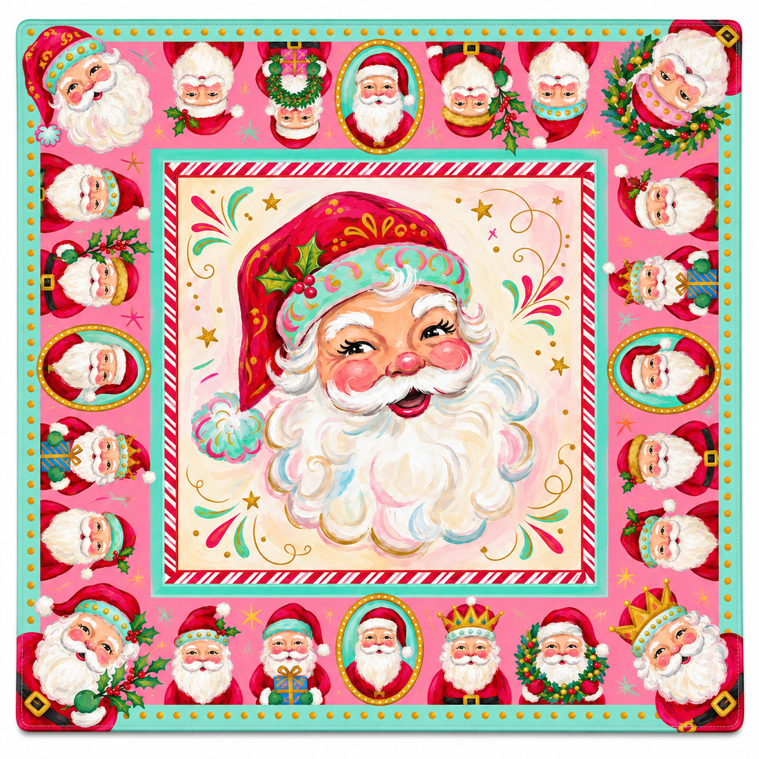 Merry Santa Mahjong Mat