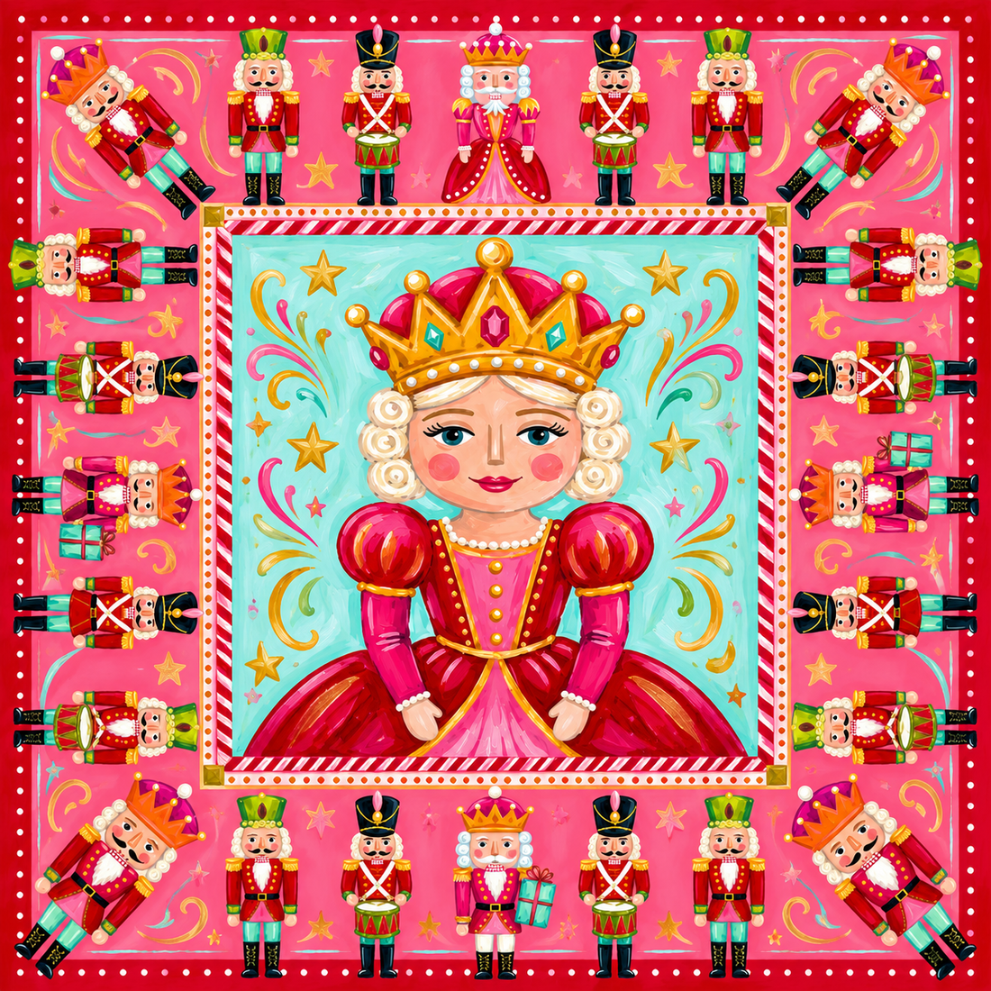 Sugarplum Queen Mahjong Mat