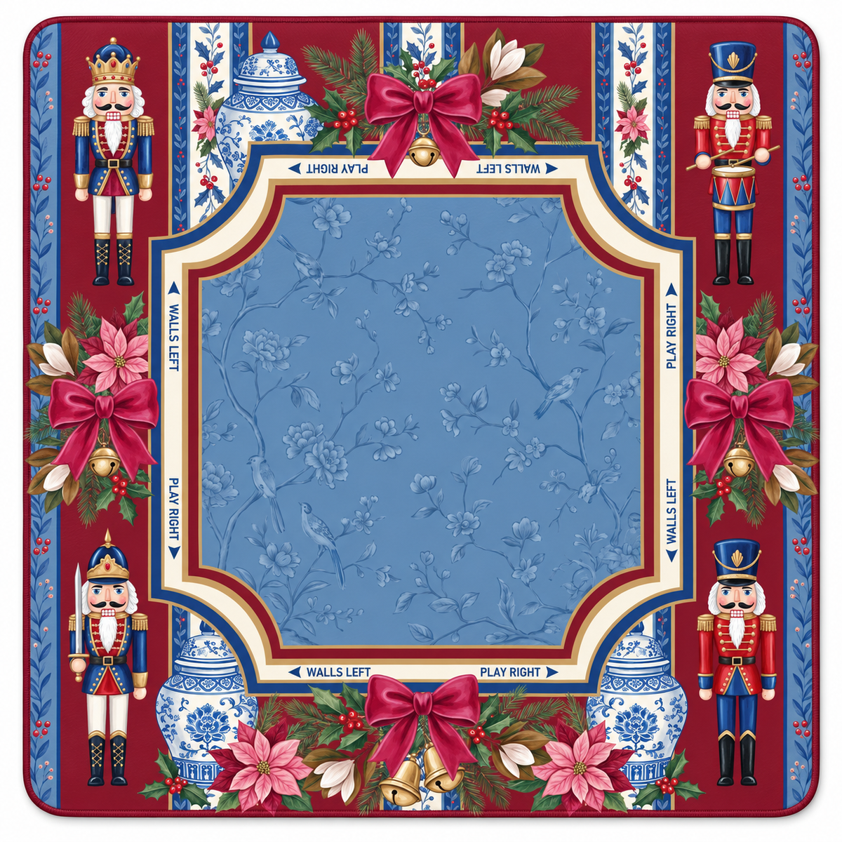Nutcracker Noel Mahjong Mat