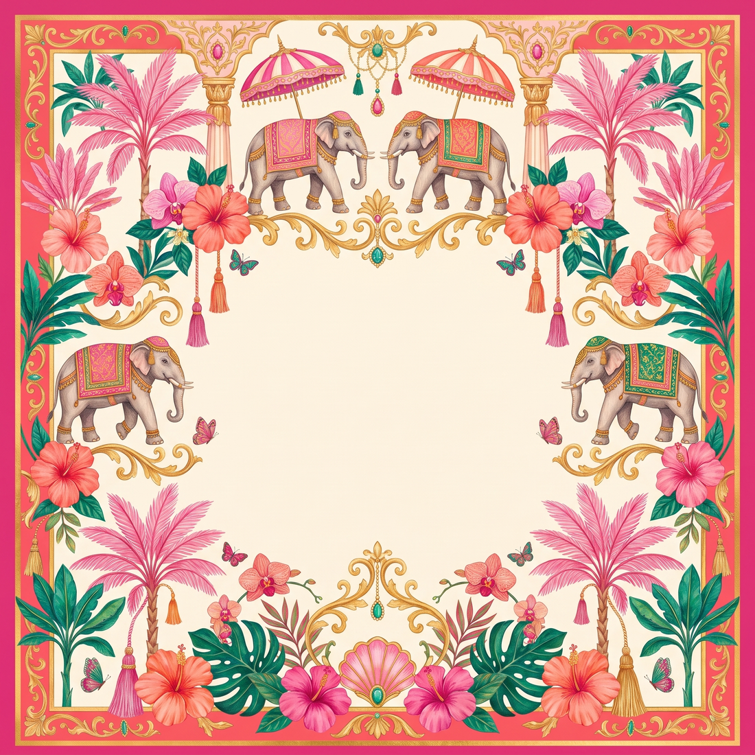 Elephant Royale Mahjong Mat
